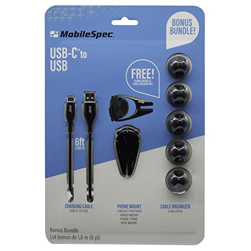 Soporte de teléfono USB-C a USB VP de 6 pies cable largo para salpicadero auto 2