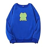 Pullover Damen Sweatshirt Langarm Pulli Tops Unisexbluse lässige Mode Pullover Damen Langarmshirt Rundhals Lässig Winter