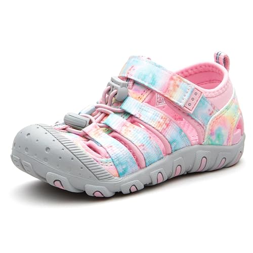 Image of Weestep Toddler Little Kid Boys and Girls Close Toe Hook Loop Sandal