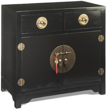 Mid Size Cabinet, Black Lacquer