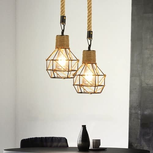 Plafonnier créatif salon et bureau avec suspension E27 - 6