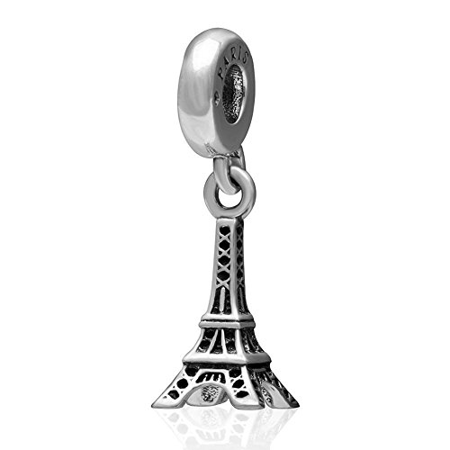 El Mejor Listado de Descripcion de Paris más recomendados. 33 Choruslove France Effie Tower Charm se adapta a la pulsera de viaje Pandora 925 Sterling Silver Landmark Charms regalo para amigos/hermana/recuerdo