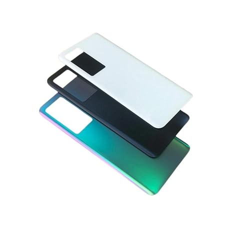 SHOWGOOD X70Pro Housing for Vivo X70 Pro 6.56" Glass Battery Back Cover Repair Replace Phone Rear Case + Logo (Black No Lens)