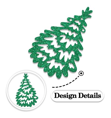 Joyeux Noel Banner, Christmas Party Decorations, Be Merry Decor, Merry Christmas Eve/Birthday Decoration Supplies, Winter Holiday New Year Decor Red Glitter – Image 5