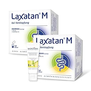 Laxatan M – löst die Verstopfung – ohne Gewöhnungseffekt & gut verträglich | Mit Macrogol, Elektrolyten & Inulin…