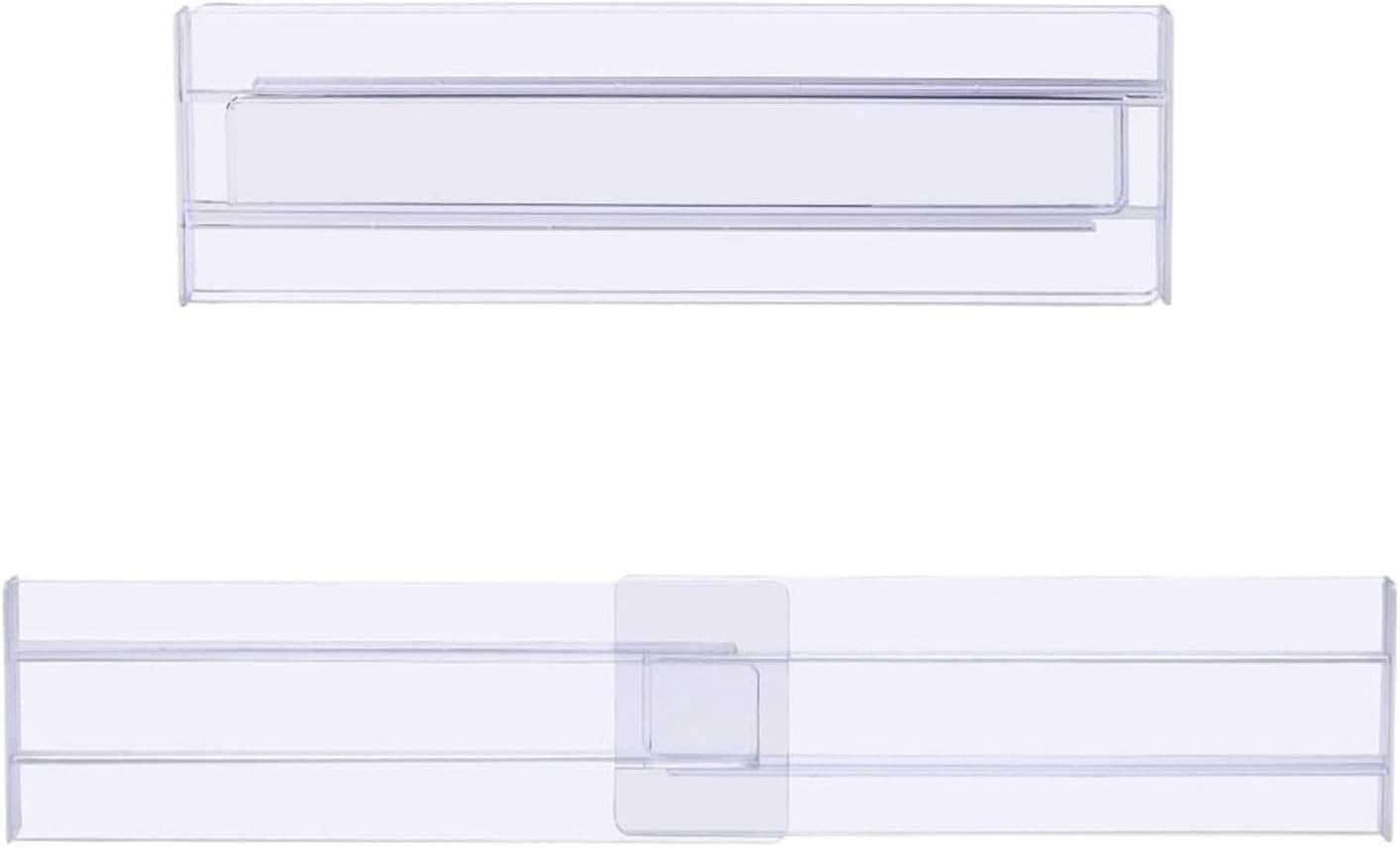 4 Pcs Drawer Dividers Organizers Adjustable Cabinet Storage Clothes Organizer Clear Drawers Separators For Clothes