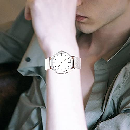 Carty Stainless Steel Mesh Watch Bands For Men,Thin Metal Mesh Watch Strap 22Mm Quick Release Watch Band Silver #TOP5