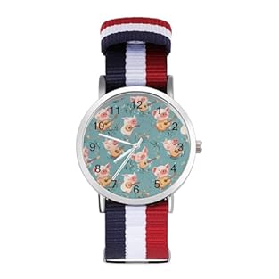 Material: The custom watch for men is made of alloy material,which is durable and easy to read,suit for all kinds of occasions,can be use long time Design: This fashion watches for women feature with printed design, exquisite and stylish,and the navy...