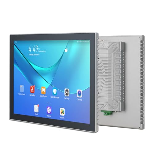Image of 15.6 inch Touchscreen Monitor,Ratio 16:9 Wall Mounted Industrial Touch Screen Tablet with HD-MI Out,WiFi & BT,Build-in Speakers & VESA,Android 11 RAM 4G & ROM 32G Suitable for POS,Kitchen