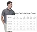 Golf Shirts for Men Dry Fit Performance Casual Collared Mens Golf Polo Shirts Moisture Wicking 4 Way Stretch Polo Shirts for Men Short Sleeve Polo Shirts, L Blue