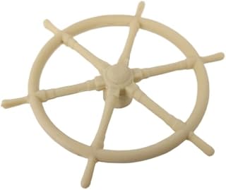 Unpainted Resin Steering Wheel Set – Model Boat/Ship Upgrade Decoration Part(Diameter 56 * 10mm)