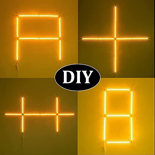 Image of WOBANE Under Cabinet Lighting Kit,8PCS 12 inch Led Light Bars,Under Counter Lights for Kitchen,Cupboard,Desk,Bookcase,Shelf,Showcase Display,DIY Tape Light,Variety Connectors,1200lm,2700K WarmWhite