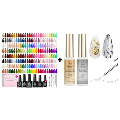 Beetles 110 PCS Gel Nail Polish Set, 100 Colors Infinite