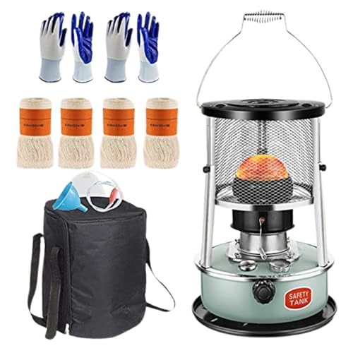 2023 Campingkocher- Camping Stove, Petroleumofen Notheizung Ohne Strom Innen, Petroleumofen für Outdoor, Petroleumheizung für Camping Zeltheizung Kochen 360° Surround Heater