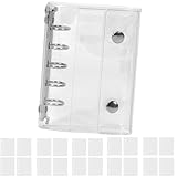 YKealthaシール帳 透明 M5 クリア 【2025新型】クリアシール帳バインダー はがしやすい フィル20枚セットカード収納 可撕 プリクラ帳 小物整理 男女兼用 ギフトにも最適 推し活グ 交換帳 シール台紙 大容量 大人向け 女の子明日届く透明シール帳