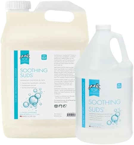 Dog and Cat Shampoo Soothing Calming Suds Gentle Cleansing Tearless Hypoallergenic (1 Gallon) — view 4