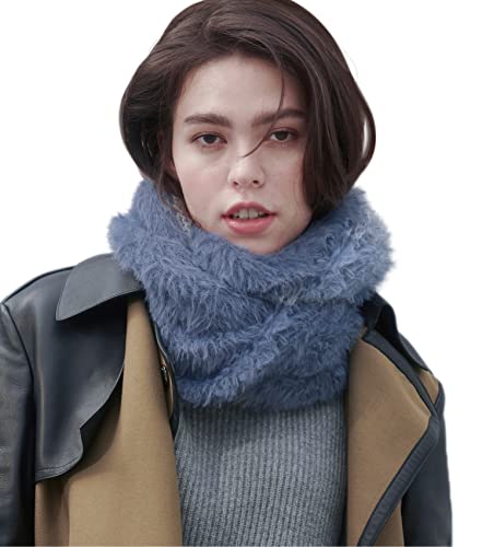KM CHOICE ONE Scarf: Infinity Scarf, Faux Fur Shawl, For Women Winter Warm, Shawl Wraps for Women...
