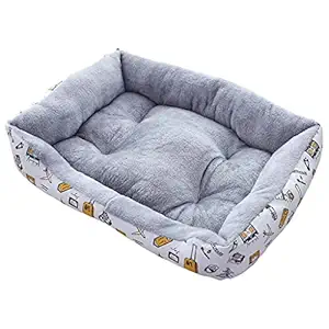 Indy Mall Dog Bed Pet Bed Warm Comfortable Bed Nest House for Cat Dog Grey S
