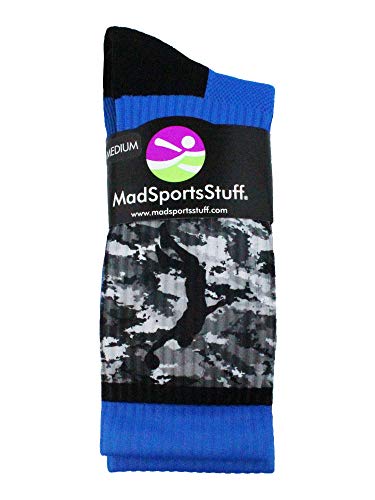 MadSportsStuff Basketball Socks with Player on Camo Athletic Crew Socks (multiple colors)2