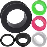 MoDTanOiz - Flesh tunnels 1 par de dilatadores de Oreja de 22 mm, 24 mm, 25 mm, 26 mm, 28 mm, 30 mm, 32 mm, 34 mm, 36 mm, 38 mm, 40 mm, 42 mm a 50 mm