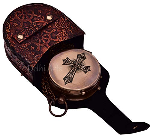 Baptism Gift Personalized Keepsake Compass Engraved Cross And Be Strong And Courageous, Confirmation Gift Ideas, Uplifting | Heavenly Gift Of Faith. The Perfect Baptism Gift, Missionary, Birthday #TOP5