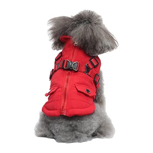 XINXI casaco quente para animais de estimação - Casaco de lã para cachorro de inverno casaco de lã i