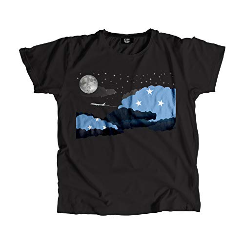 T-shirt États fédérés de Micronésie impression nuages de nuit finitions haut de gamme