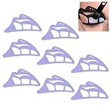 Eyeshadow Tool, Reusable Eyeshadow Stencils for Eyes, Eyeliner Stencil, Eye Makeup Aid Tool, Professional Quick Eye Makeup Tool, Glamorous Look for Women, for Make Up Beginners&Women (Purple B) -  duotean - 10
