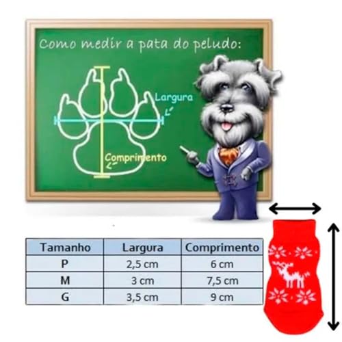 3 Kit de Meias Pet Antiderrapante Segurança Para Patinhas em Passeio Para Pet Caes Gatos Cachorro -