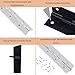 2PCS Piano Hinge 12 Inch x 1.5 Inch Stainless Steel Continuous & Piano Hinge Heavy Duty Piano Hinges, 0.04