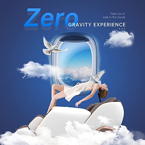 Real Relax Massage Chair, Full Body Zero Gravity Sl Track Shiatsu Massage Recliner Chair With Shortcut Key Body Scan Heat Foot Roller, Ps3100 #TOP2