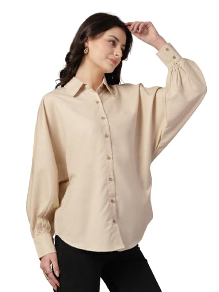 style quotient Women's Solid Regular Fit Shirt-picture-16
