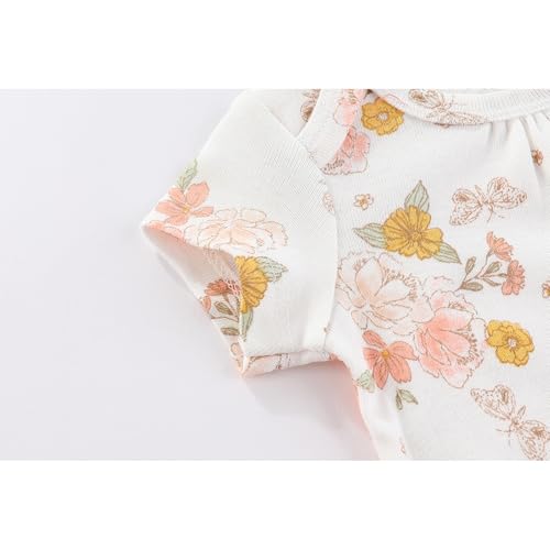 Image of Kiddiezoom Newborn Baby Layette Set 10-Piece with Bodysuits and Pants Set for Unisex Baby Gift Sets