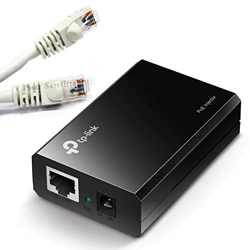 PHAT SATELLITE INTL, cable Ethernet CAT 5e de 7 pies y paquete de alimentación por red PoE