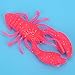 OUKENS Large Lobster Crawfish Lure, PVC Artificial Simulation Fishing Bait, Deep Sea Trolling Fishing Tackle Swimbait for All Waters (Pink)