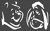 1 PCS Custom Cut Stencil Winnie The Pooh - Pooh & Eeyore Crafts, Arts, Scrapbooking - Painting on The Wall, Wood, Glass and Other