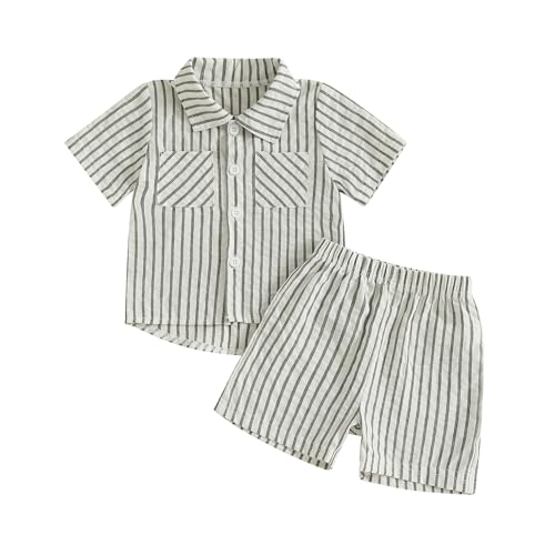 Edhomenn Conjunto de 2 piezas de verano para niños pequeños, sin mangas, color contrastante, pantalones cortos con cordón y bolsillos, 09 Negro, 2-3 Years