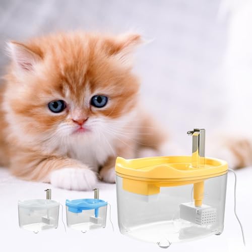 Fuente de agua para gatos inalámbrica y con batería 1.5L miniatura 2