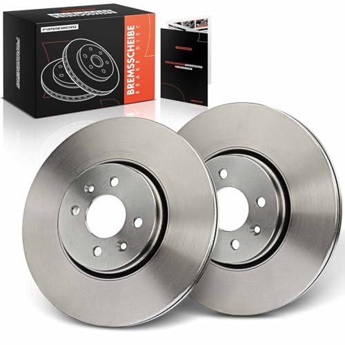 Frankberg Bremsscheibensatz inkl. 2x Bremsscheiben Vorne Belüftet Ø300mm Kompatibel mit Scénic II JM0/1 Grand Scénic II JM0/1 Replace# 7701207897,8201695231