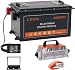 CHINS LiFePO4 Battery 12V 300AH Lithium Battery - Built-in 200A BMS with Low-Temp Protection, 2000~6000 Cycles, Perfect for RV, Off-Grid, Solar Power System, Home Backup, Boat, UPS, Marine etc.