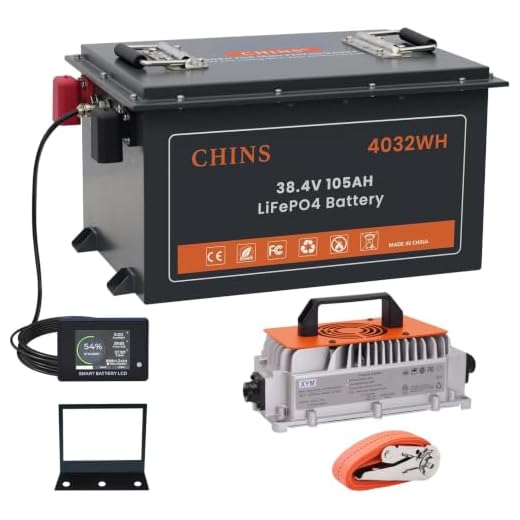 CHINS LiFePO4 Battery 12V 300Ah Lithium Battery - Built-in 200A BMS, 2000~5000 Cycles, Perfect for Replacing Most of Backup Power, Home Energy Storage and Off-Grid etc.