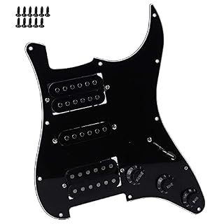 Conseil de guitare électrique, Humbucker de pickguard de guitare en PVC en métal avec micro HSH chargé précâblé pour… - Les Beatles, Paul McCartney, John Lennon, RIngo Starr, George Harrison Conseil de guitare électrique, Humbucker de pickguard de guitare en PVC en métal avec micro HSH chargé précâblé pour… – Image 4