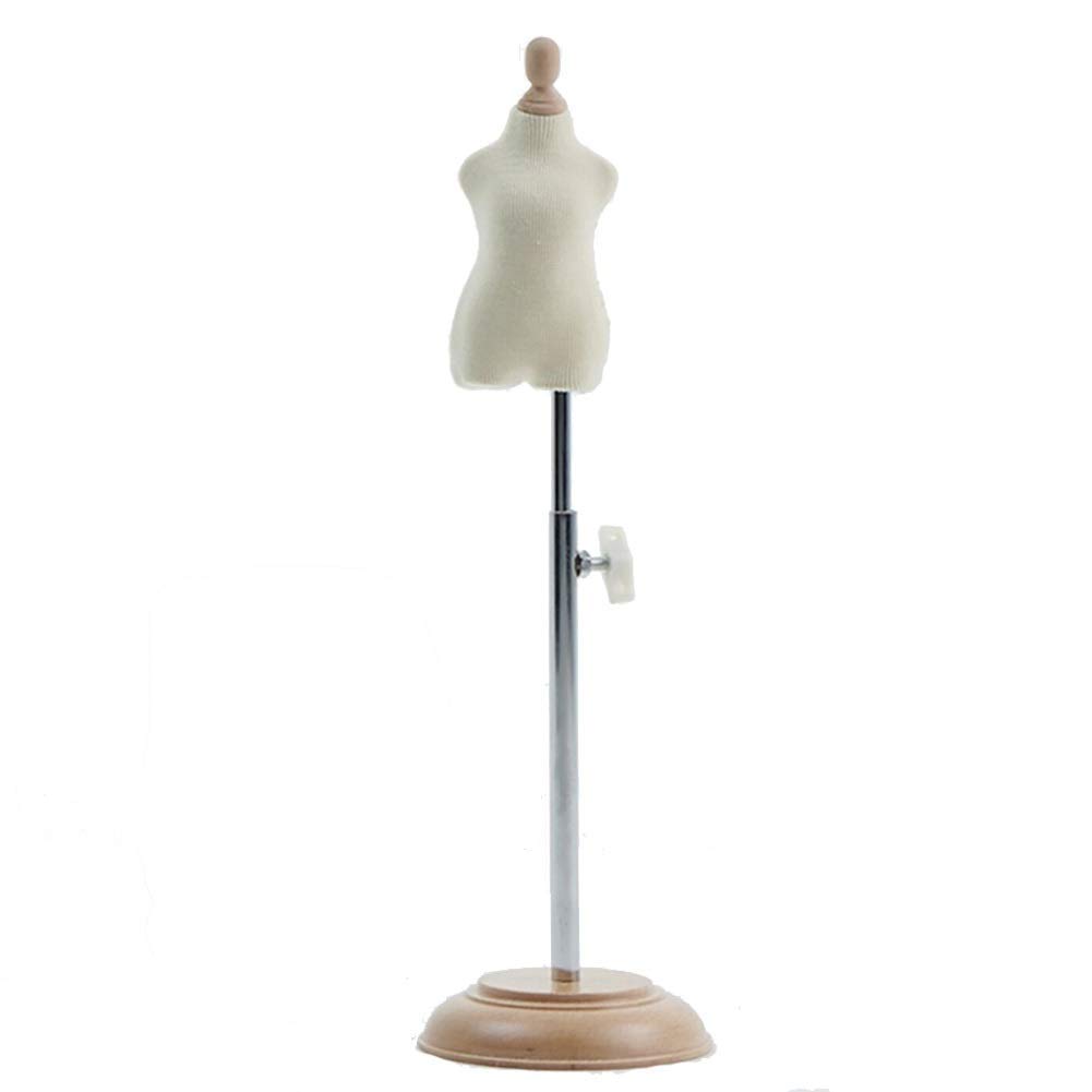 Schaufensterpuppe J-Manikins Kleiner Schneider Dummy, Puppenkleid Form Display Schneiderinnen Puppen Verstellbare Höhe Dekoration Puppenhaus Zubehör (Größe: 13)