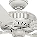 Casablanca 54 inch Indoor Ceiling Fan No Light with Pull Chain - White Ceiling Fan without Light, Standard Mount, 5 Blades, For Bedroom, Living Room, or Kitchen - Ainsworth 54000, Cottage White