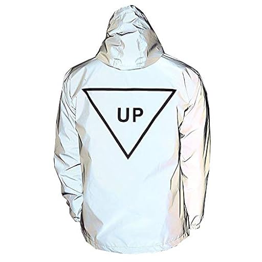 GEMSeven Chaqueta Reflectante Hombres Mujeres Chaquetas Cortavientos Chaqueta con Capucha Noche Brillante Chaqueta Luminosa | Ya disponible en tu tienda friki favorita! En mundofriki.es!