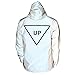 Produktbild GEMSeven Reflektierende Jacke Männer Frauen Windbreaker wasserdichte Jacken Mit Kapuze Hip Hop Night Shiny Zipper Luminous Jacket Coat
