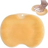 【IPPON】 足洗いマット 足裏ブラシ 足洗いブラシ 足の匂い消し フットブラシ 子供 足臭い対策 背中ブラシ ボディブラシ 角質取り 足 抗菌 靴 消臭(オレンジ色) No.114