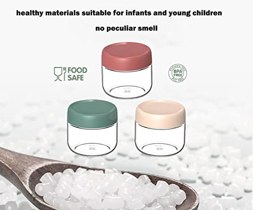 Glass Jar,Overnight Oats Jars Container With Screw Lid Airtight, Condiment Salad Dressing Chia Pudding Sauce Baby Food Kids Snacks Sugar Yogurt Storage Containers,Spice Canning Jars (10Oz-3Pack) #TOP4