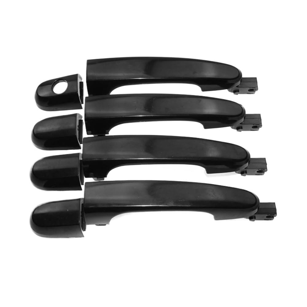 Bikkjbk Black Car Vehicle Door Handle 82651-1F000 82662-1F000 836511F010 836611F010 Exterior Outside Door Handle For Sportage 2005-2010