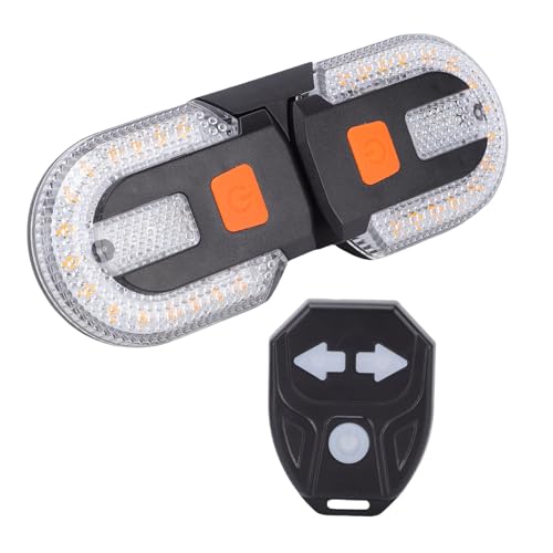 VBESTLIFE Fanale Posteriore per Bici con Indicatore di Direzione, Luci Posteriori Divise, Fanali Posteriori per Bici Impermeabili IPX4 Ricaricabili Tramite USB per Ciclismo, con